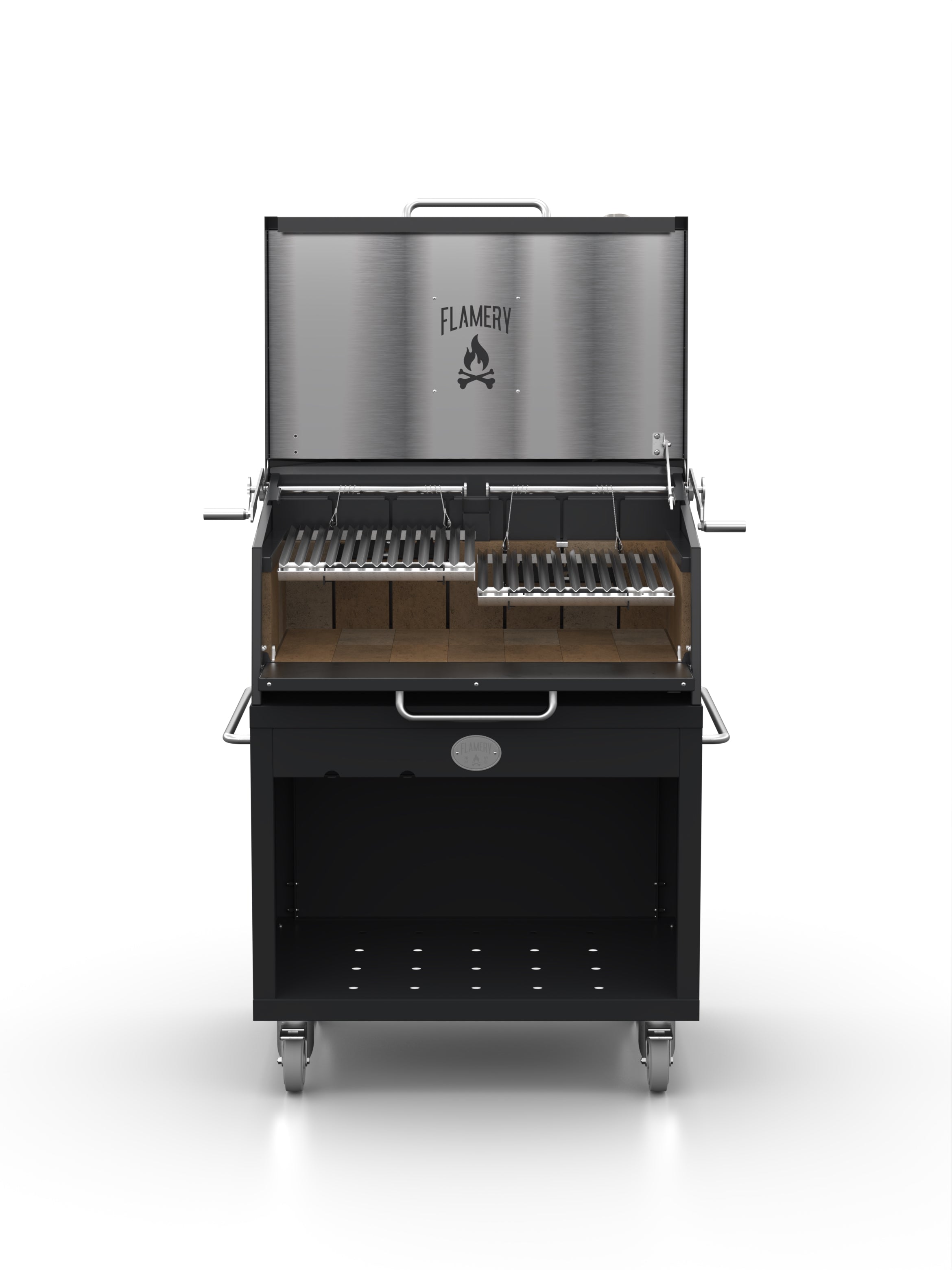 NORTE 1.0 / Small Asado Grill on Trolley - Flamery