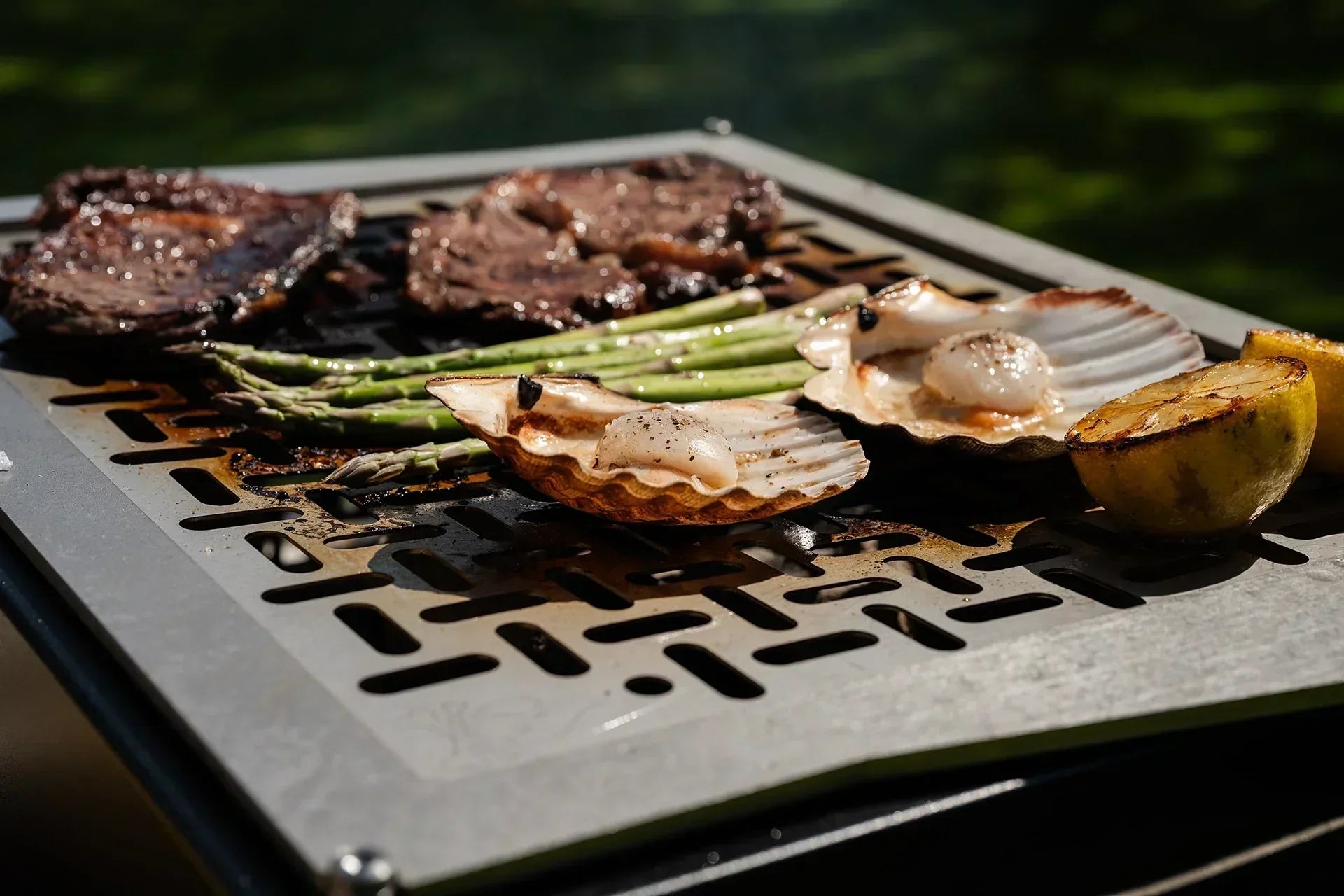 Surf & Turf on the Konro Grill
