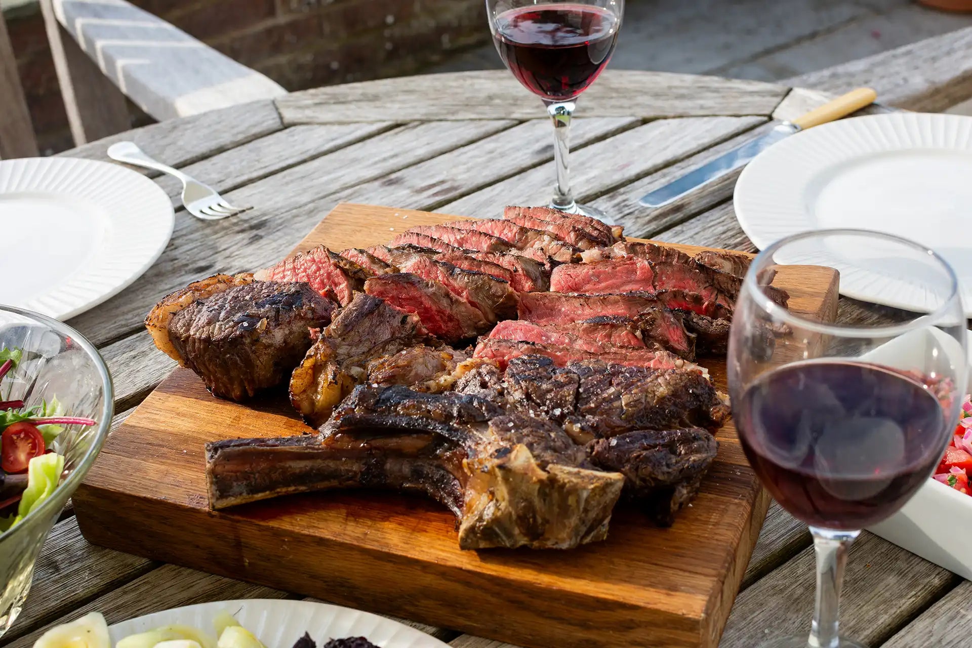 Tomahawk Steak on the Grill