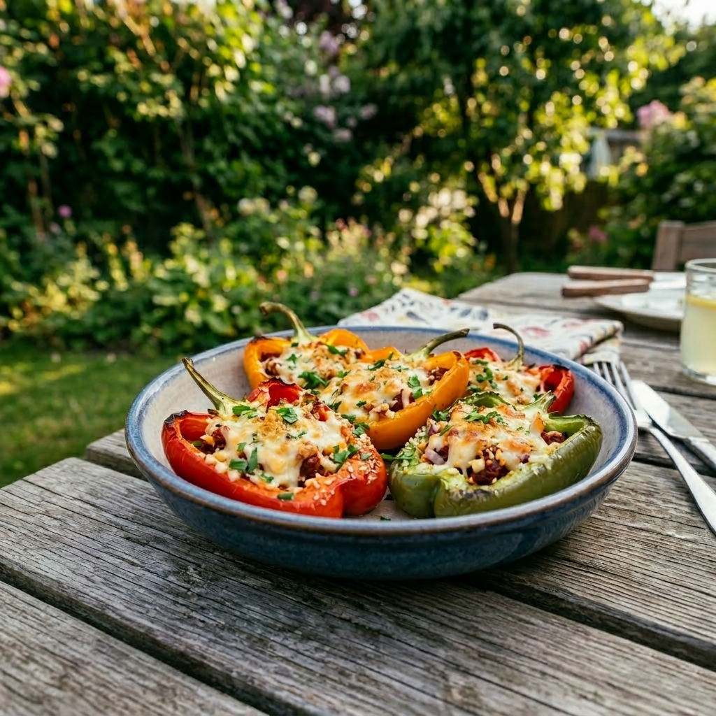 Stuffed BBQ Peppers