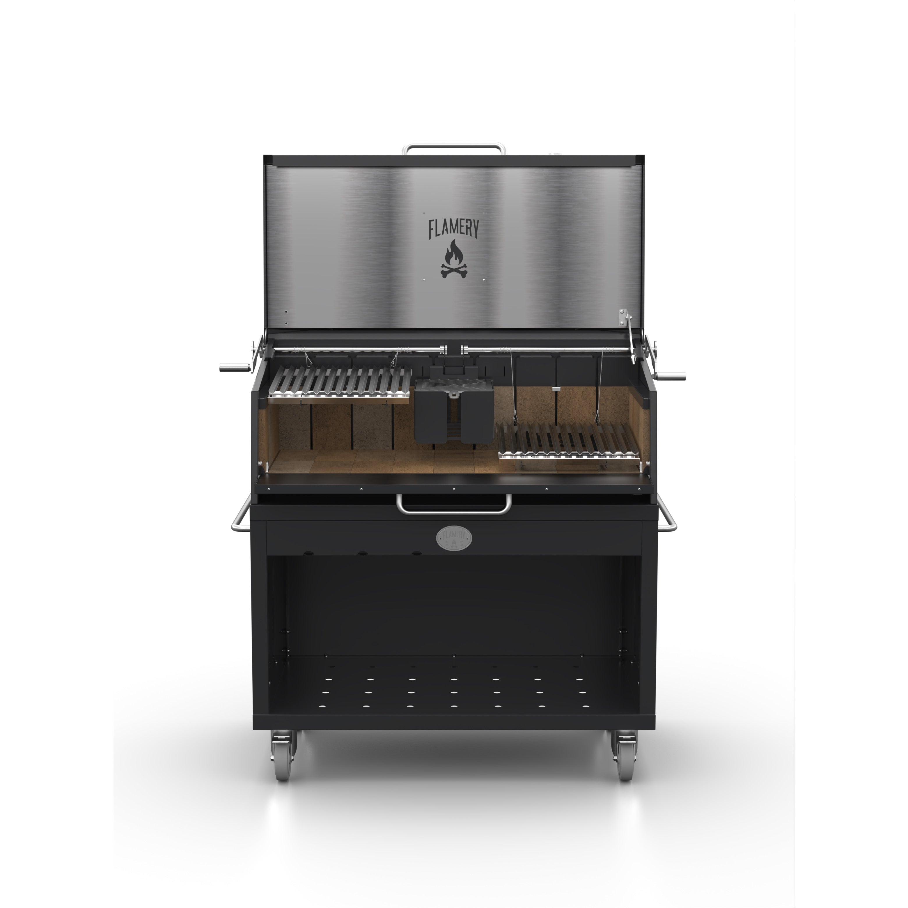Asado Grills On Trolleys