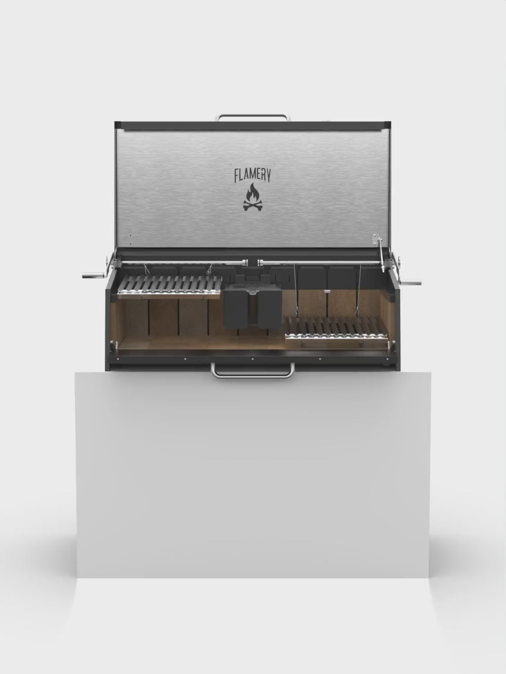 ASADO PRO.3.2 | Large Asado Grill Built-in BBQ | Flamery
